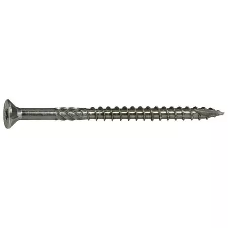 #10 X 3 Inch Stainless Steel Saberdrive Exterior Deck Screws - Bugle Head