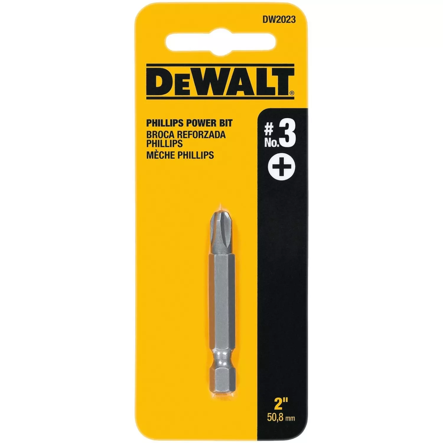 #3 Phillips Power Screwdriver Bit, 2 In.