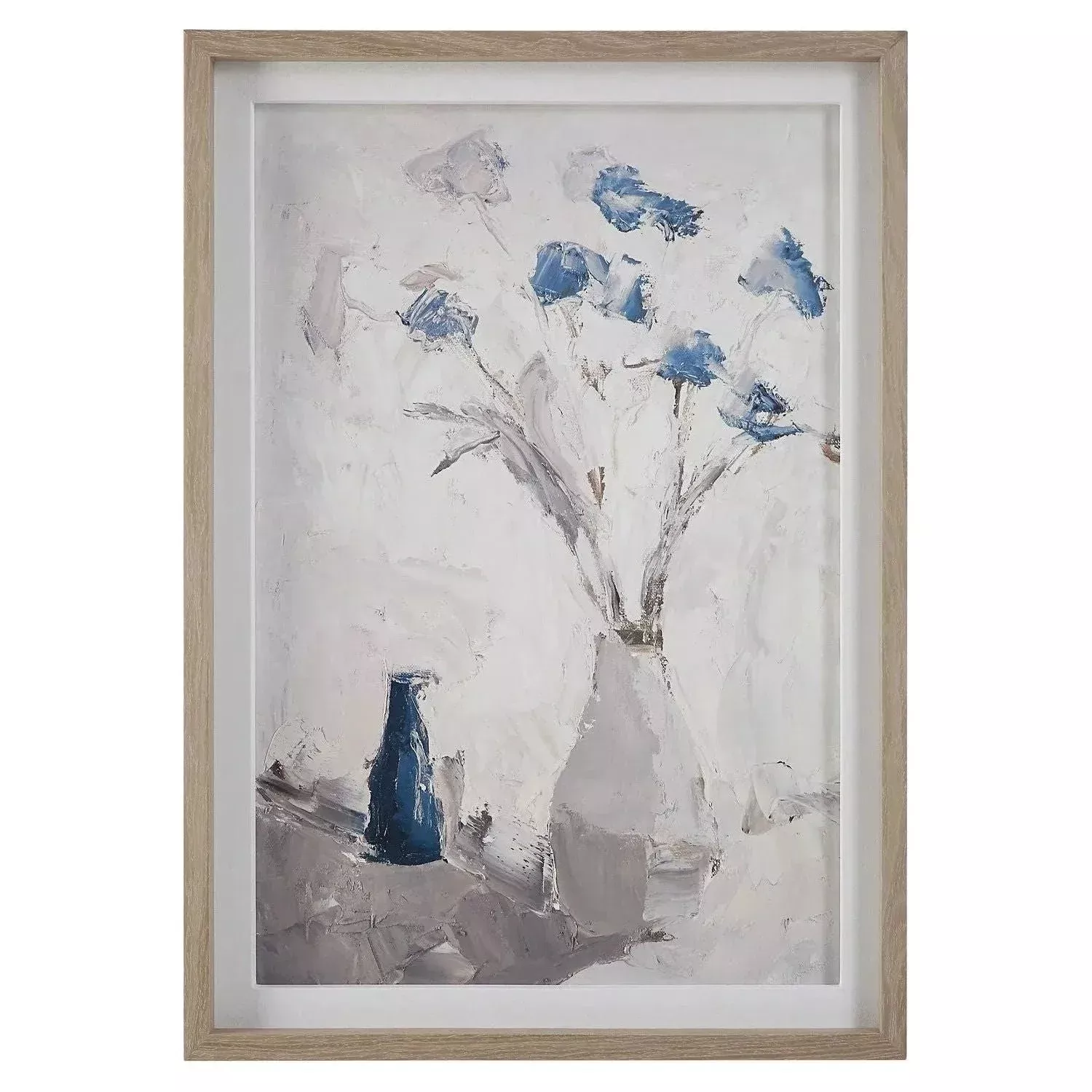 Blue Flowers Print