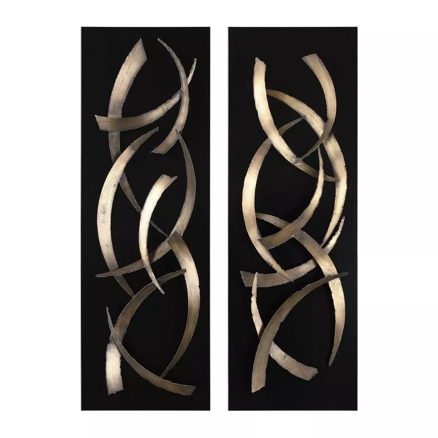 Brushstrokes Wall Art - Set of 2