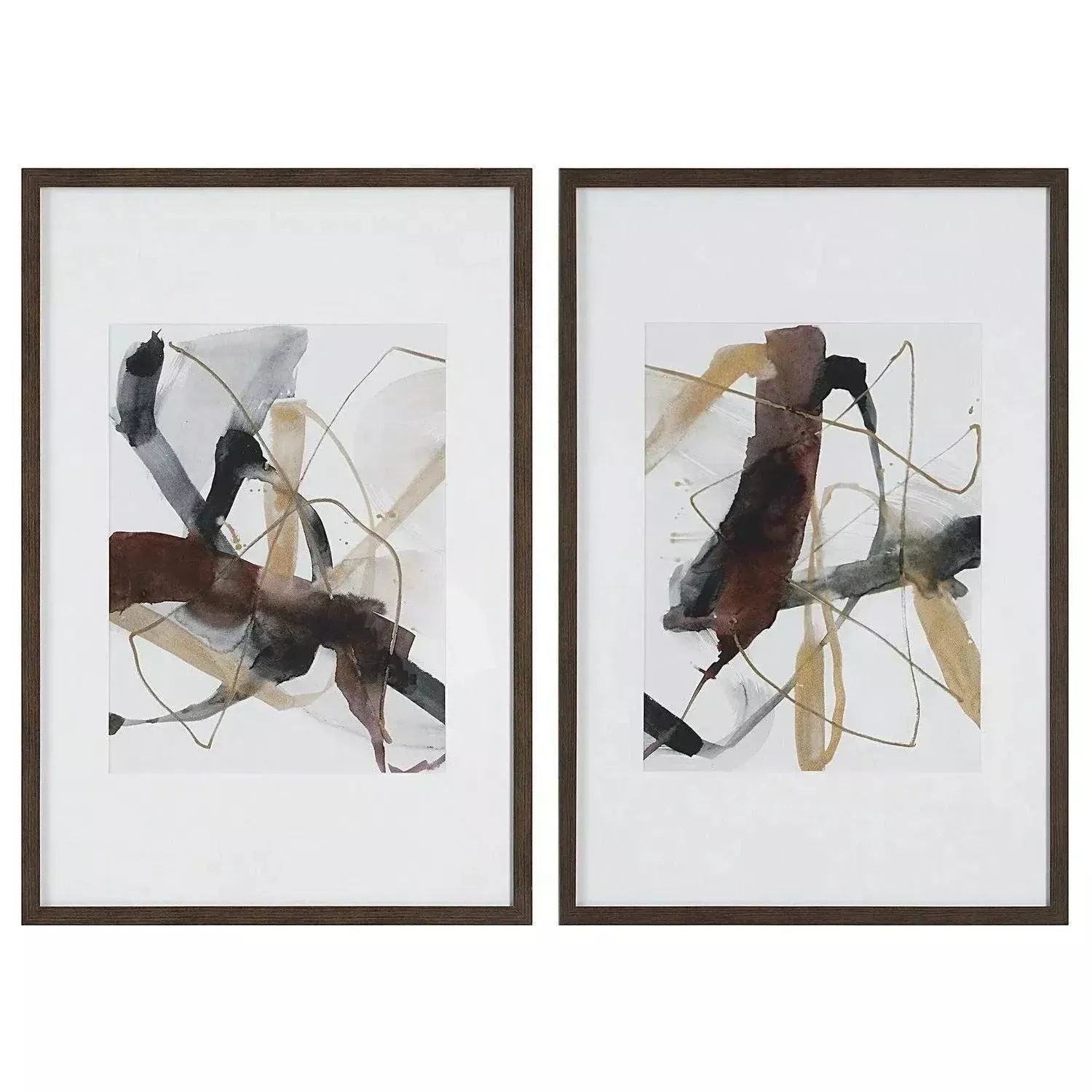 Burgundy InterjectionPrints, Set/2