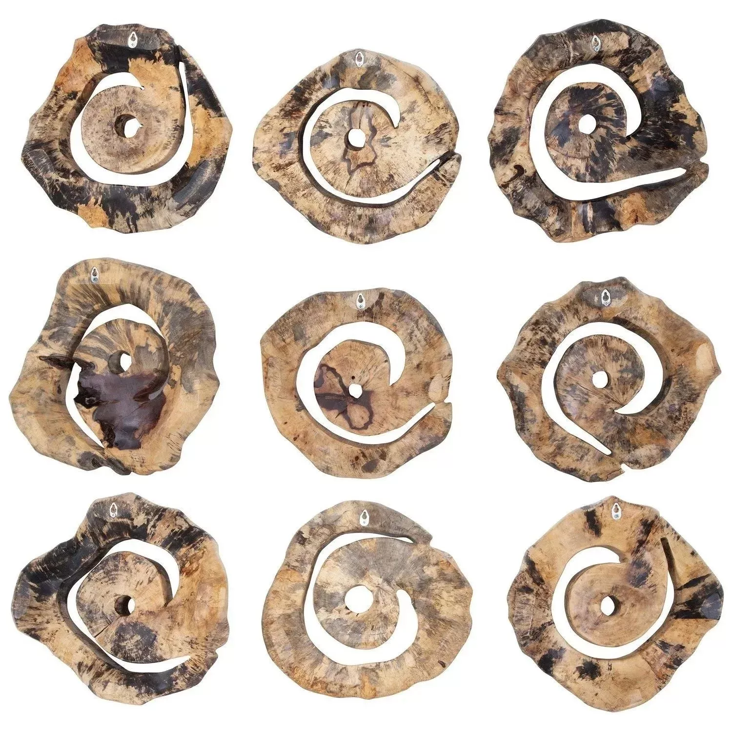 Corkscrew Wall Decor Set/9
