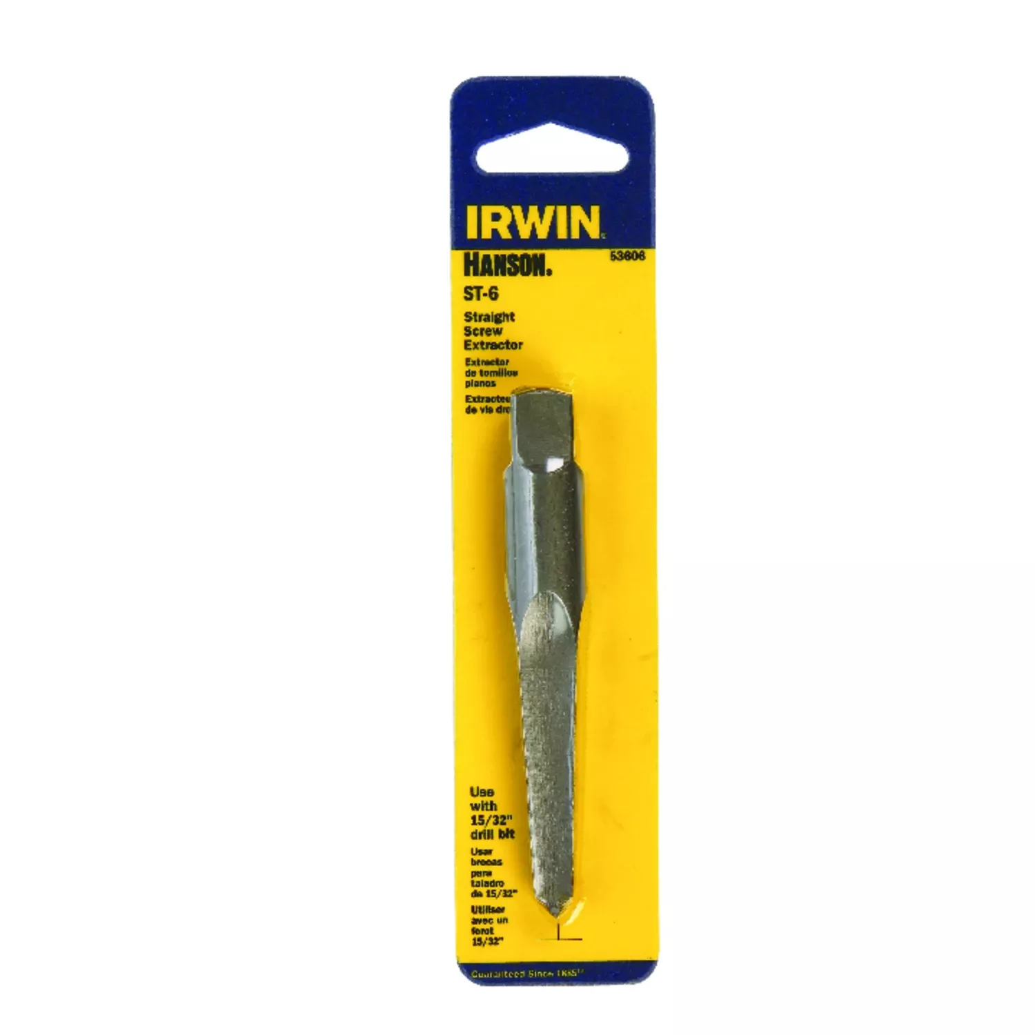 Hanson #6 Straight Flute Screw Extractor