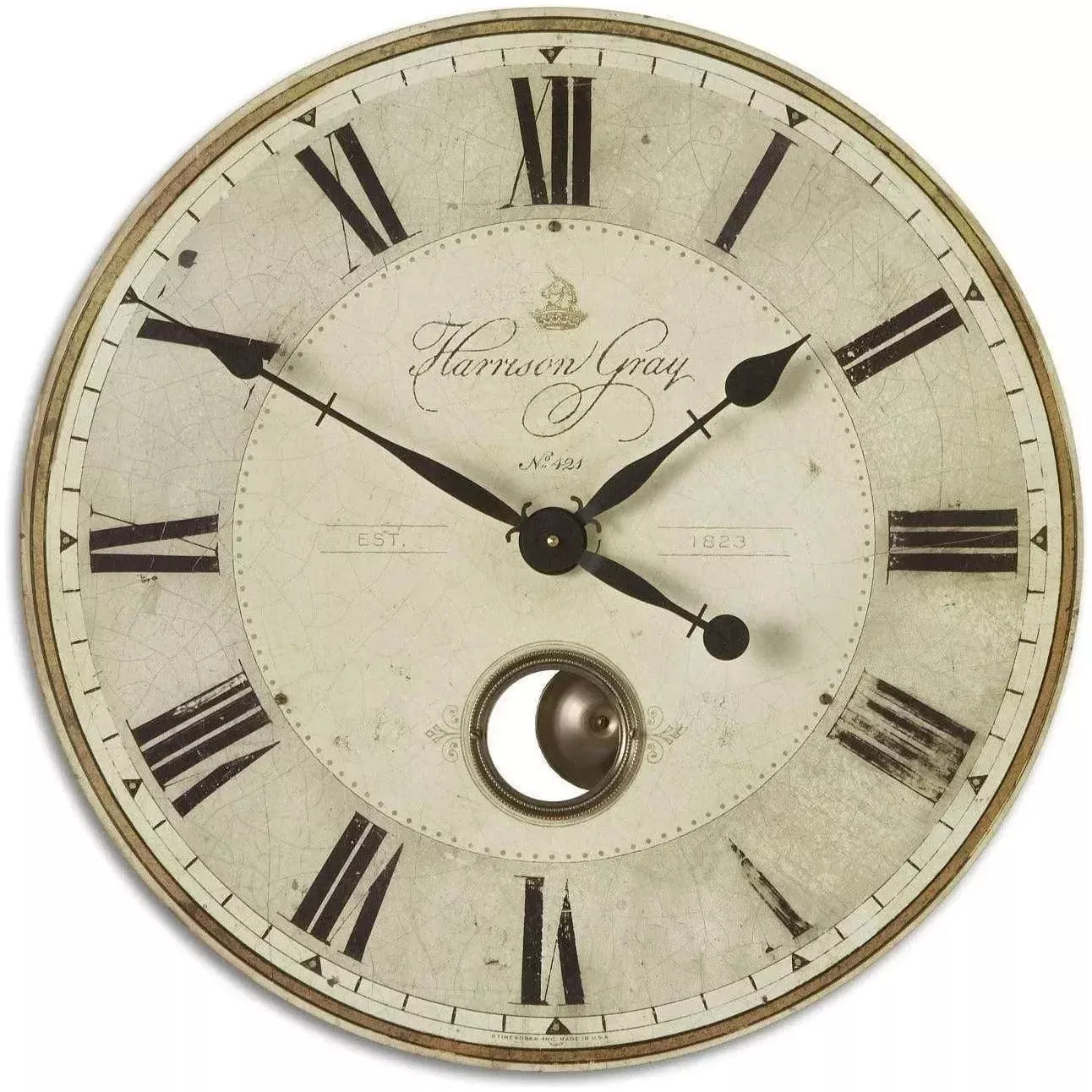 Harrison Gray Wall Clock
