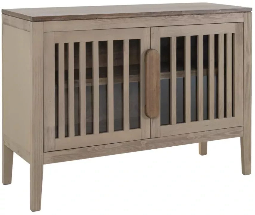 International Furniture Direct Autumn Beige/Warm Brown Console