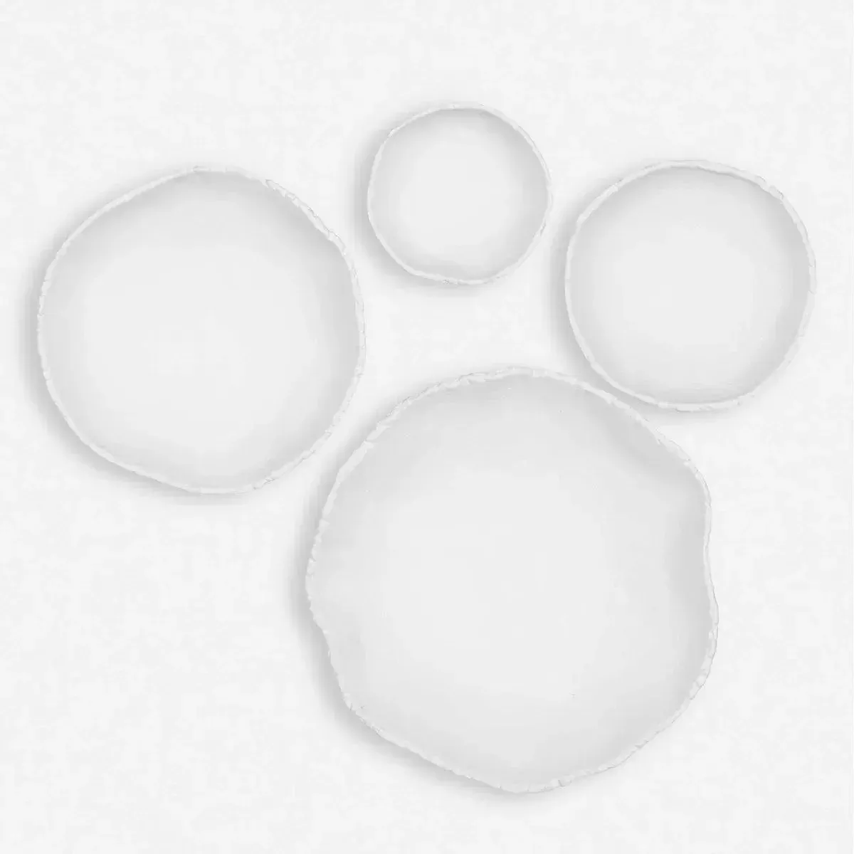 Lucky Coins Wall Bowls - Set of 4